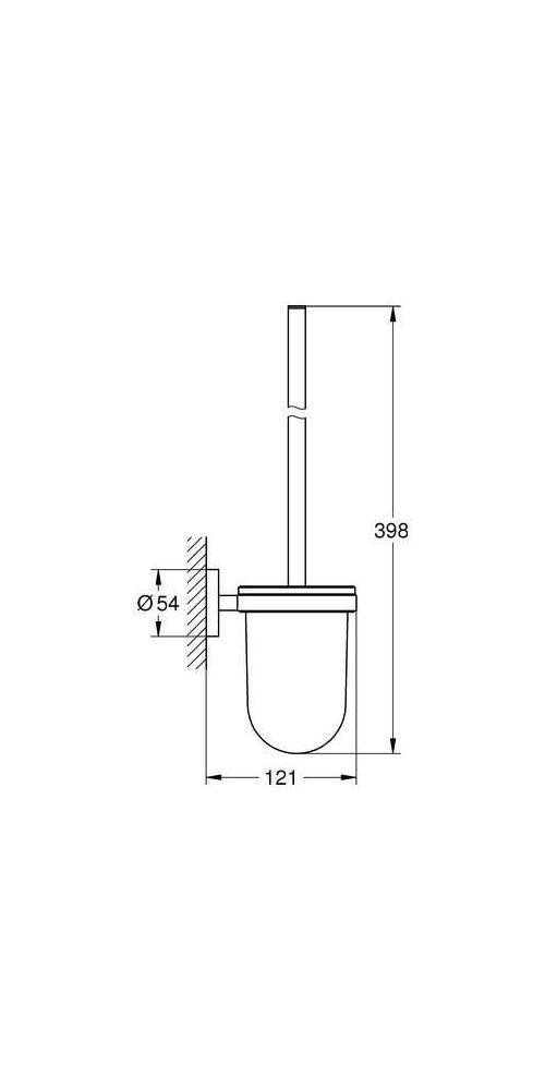 GROHE Toilettenbürstengrt ESSENTIALS 398mm Warm Sunset