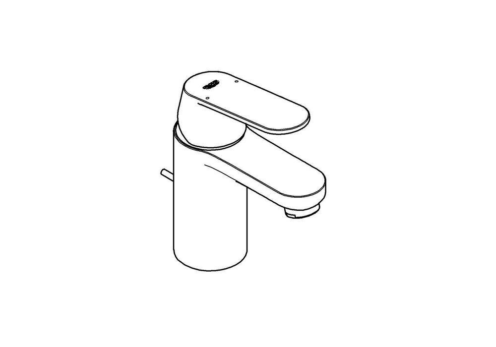 GROHE Einhand-Waschtischbatterie EUROSMART COSMOPOLITAN 1/2Zoll