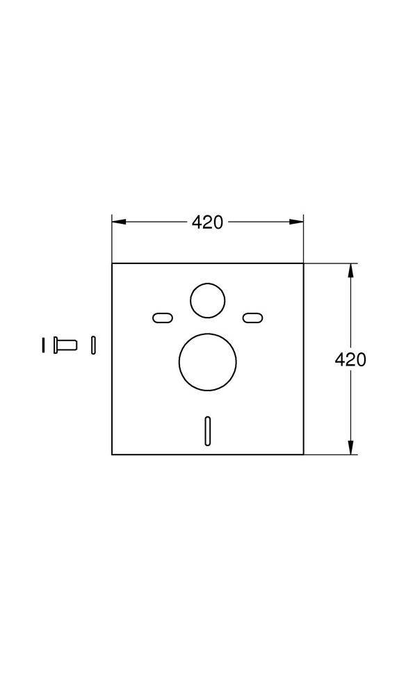 GROHE Schallschutzset f WC