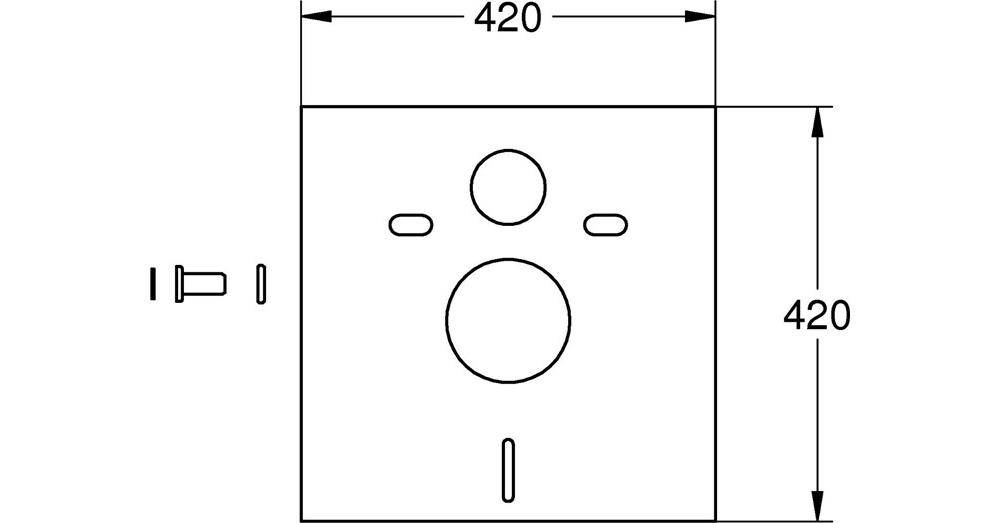 GROHE Schallschutzset f WC