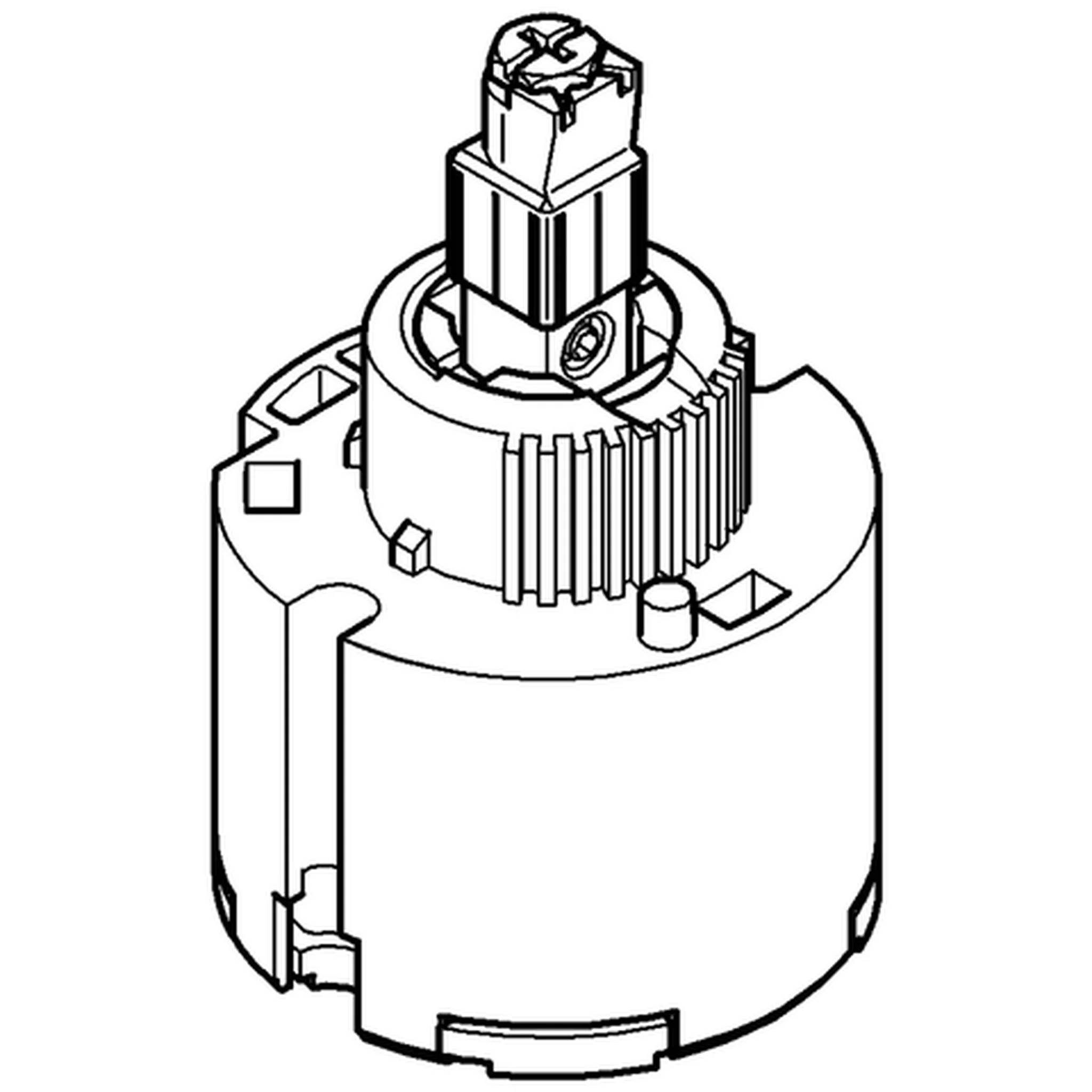 Grohe Keramikkartusche Typ 46048 46 mm mit einstellbarer Mengenbegrenzung, 1 Stk.