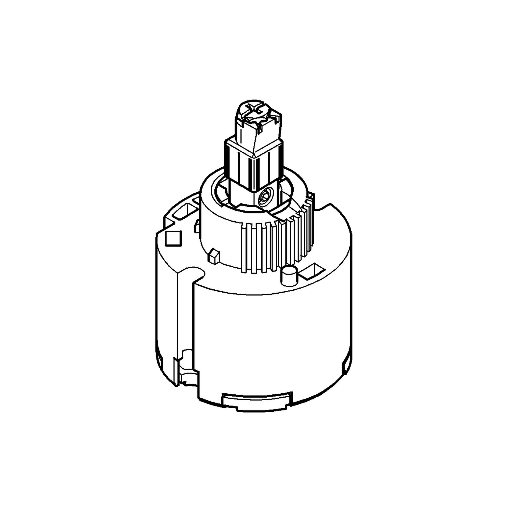 Grohe Keramikkartusche Typ 46048 46 mm mit einstellbarer Mengenbegrenzung, 1 Stk.