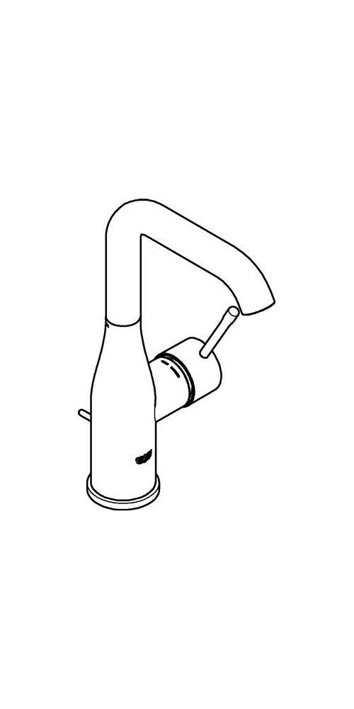 GROHE Einhand-Waschtischbatterie ESSENCE DN 15 L-Size ZAG 1 1/4Zoll