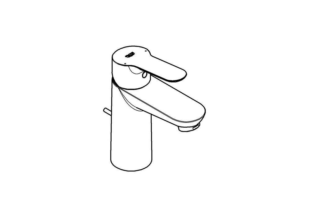 GROHE Einhand-Waschtischbatterie BAUEDGE 1/2Zoll chr