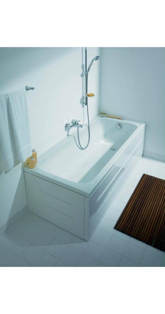 Duravit Rechteck-Badewanne D-CODE 1 Rückenschräge, weiß 1700x750mm