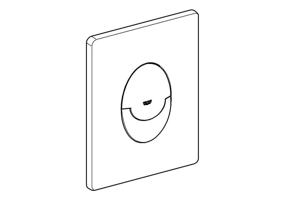 GROHE Abdeckplatte Skate Air we weiß