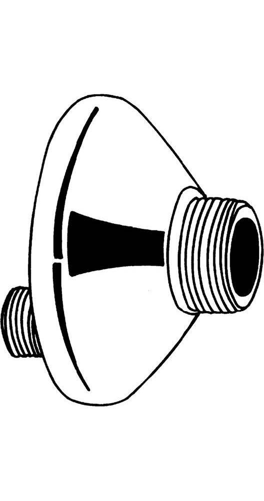 GROHE S-Anschluss 3/8Zollx3/4Zoll verstb 17mm chr