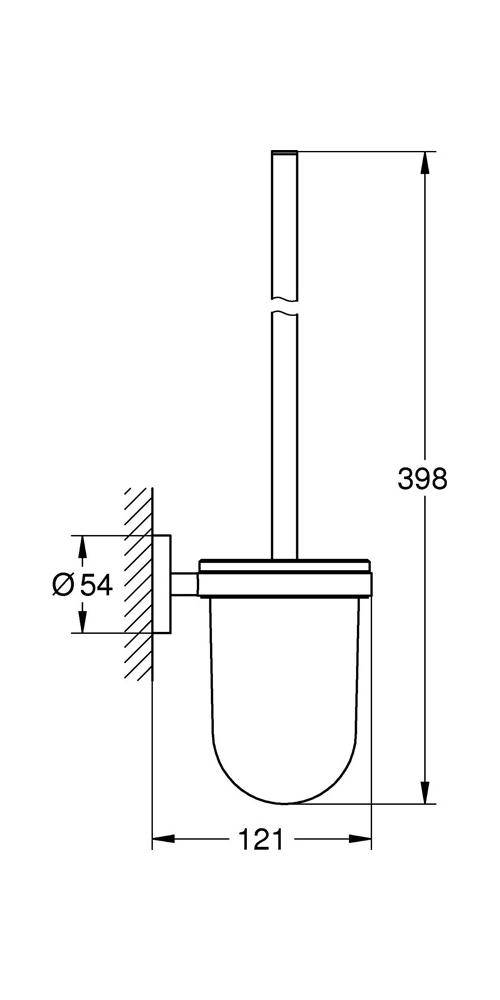 GROHE Toilettenbürstengrt ESSENTIALS 398mm Cool Sunrise