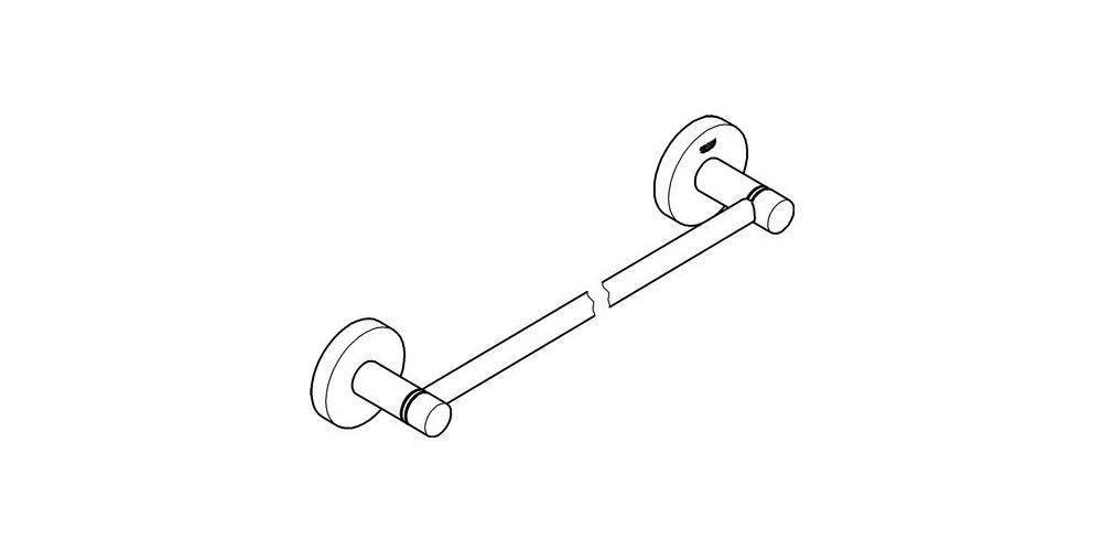 GROHE Badetuchhalter ESSENTIALS 504mm, Bohrabstand 450mm chrom
