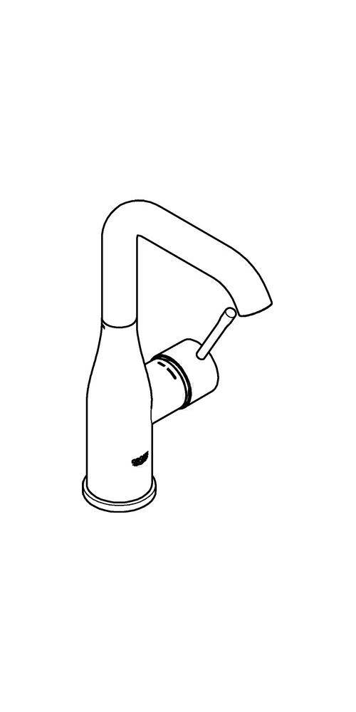 GROHE Einhand-Waschtischbatterie ESSENCE DN 15, L-Size, glatter