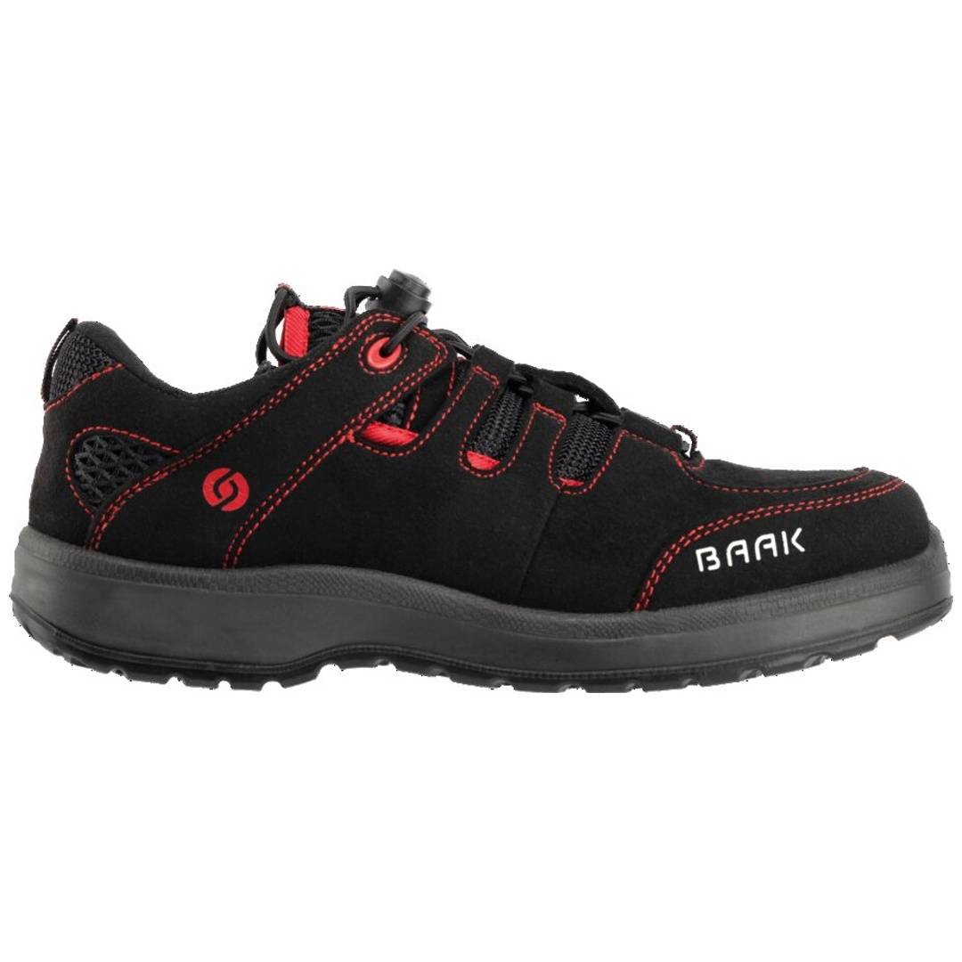 Baak Sicherheitssandale Sue2 32112 S1 ESD SRC DGUV Gr.36 schwarz/rot