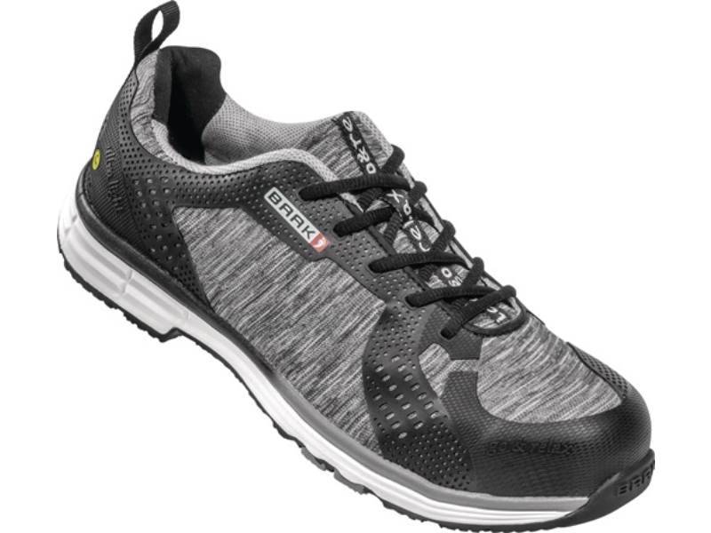 BAAK 5001-46 Sicherheitsschuh Conner Gr.46 grau melliert Textilmaterial S1 SR