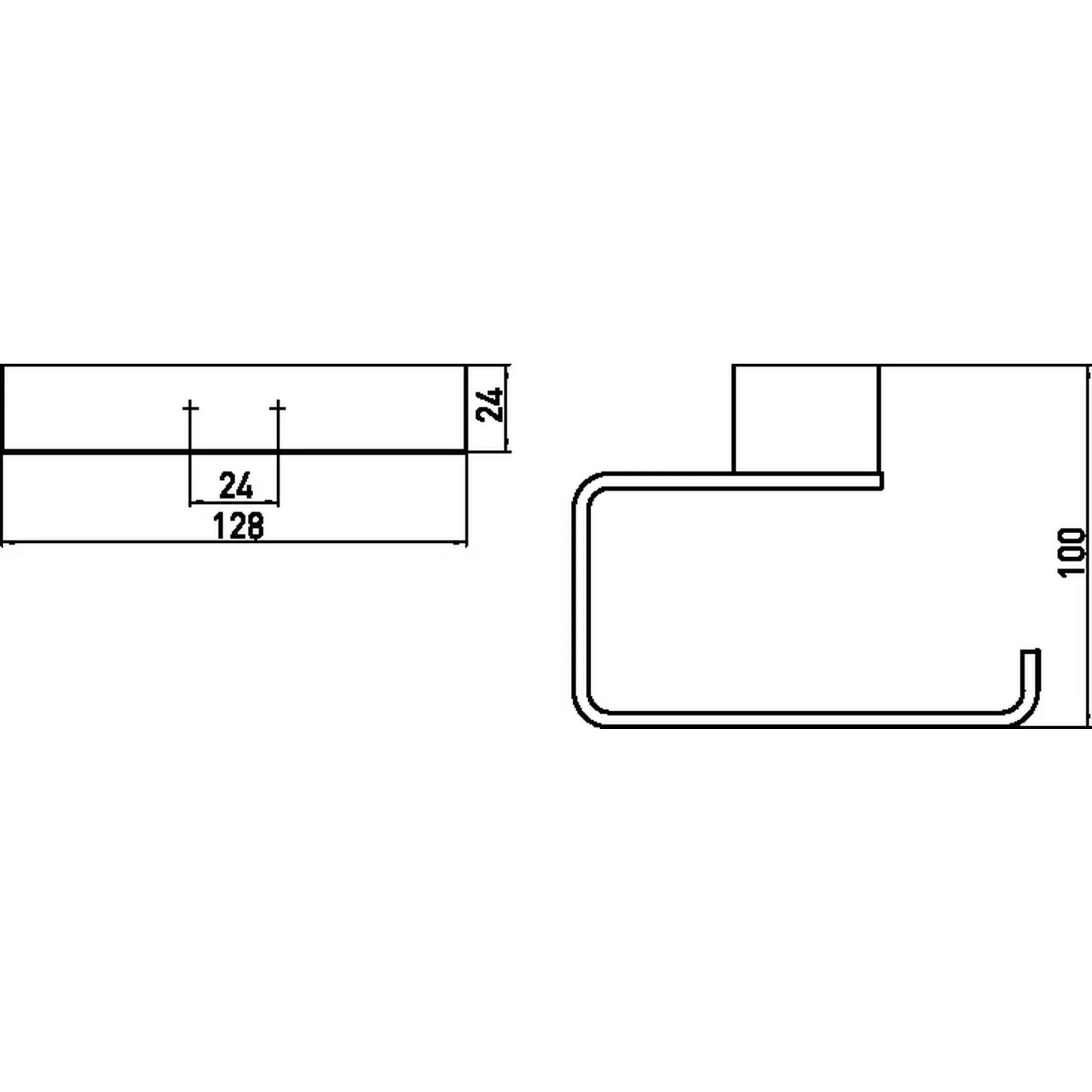 EMCO loft, Papierhalter, ohne Deckel, schwarz, 1 Stk.