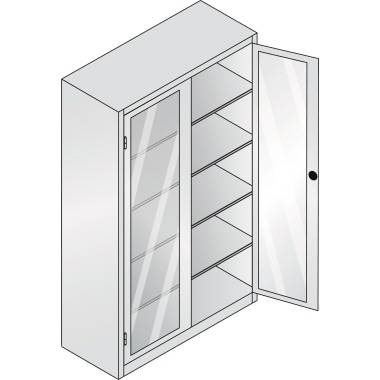 C+P Werkzeugschrank 8931055S10055 Fenstertür 1950x1200x500mm lgr/lbl - Artikel: 820025658