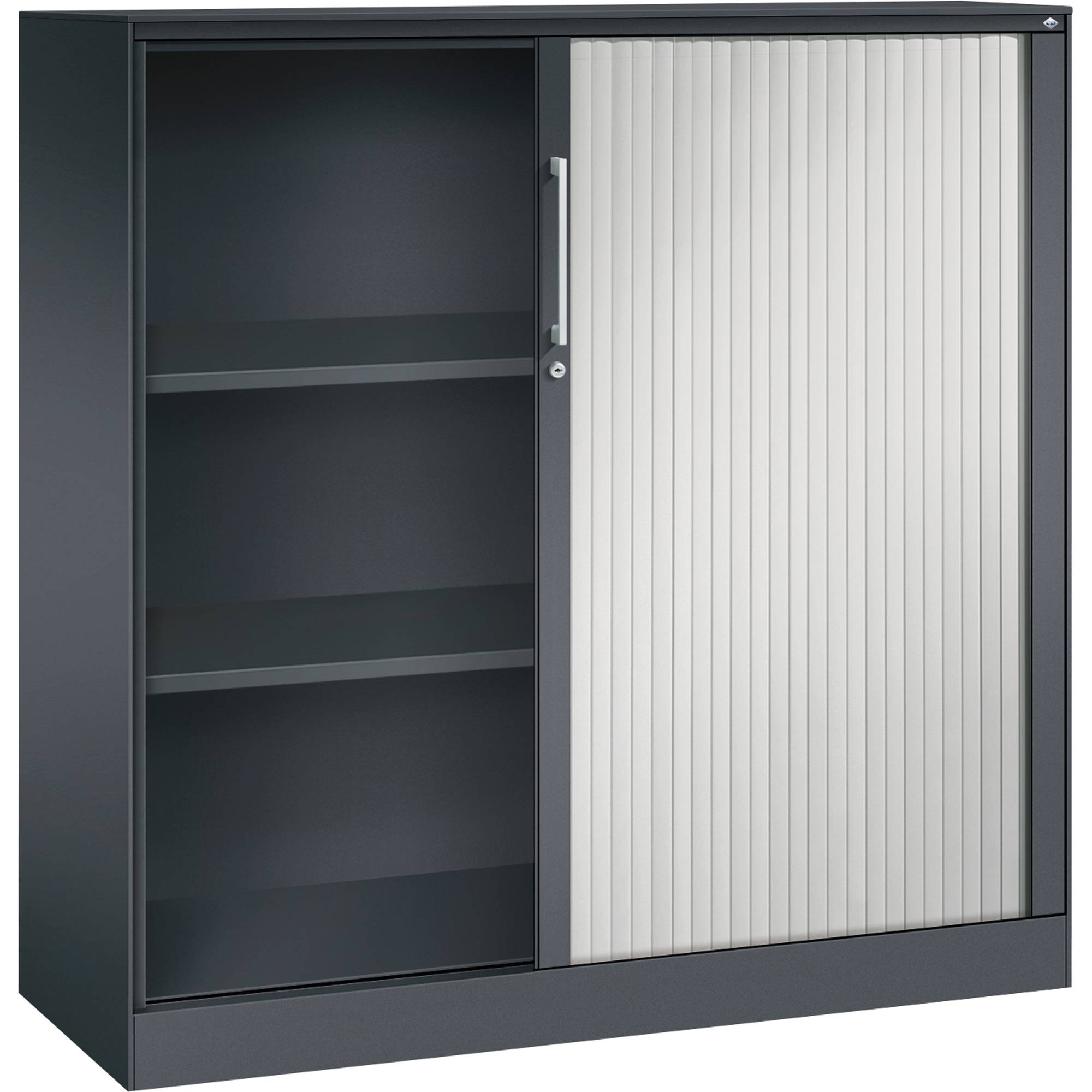 C+P Aktenschrank 143031000S10077 3OH 1310x1200x435mm sgr/lgr