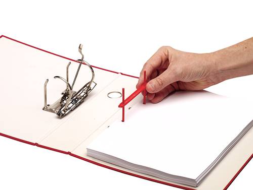 Fellowes 0089601, Rot, 100 Stück(e)