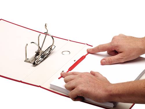 Fellowes 0089601, Rot, 100 Stück(e)