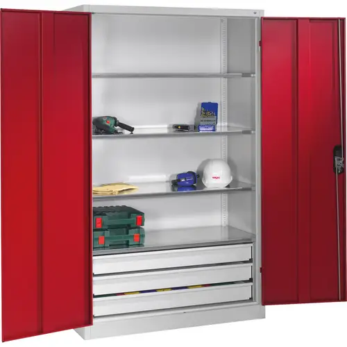 C+P Werkzeugschrank 8931503S10241 4Bd. 3Sch. 1950x1200x500mm lgr/rrt C+P Werkzeugschrank 8931503S10241 4Bd. 3Sch. 1950x1200x500mm lgr/rrt