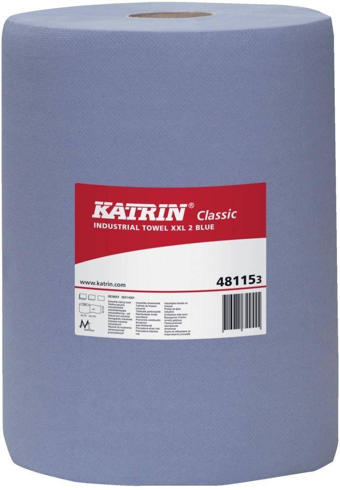 Katrin Classic XXL 2 blue laminated 38x36 cm Rolle mit 500 Blatt