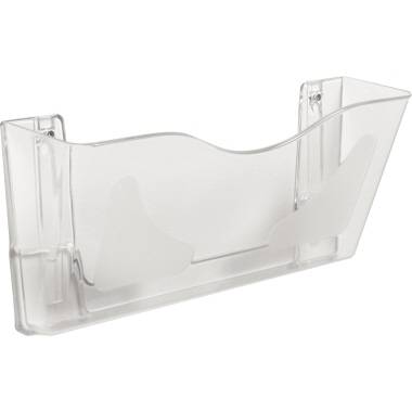 Deflecto Wandprospekthalter DocuPocket CP074YT A4 quer tr