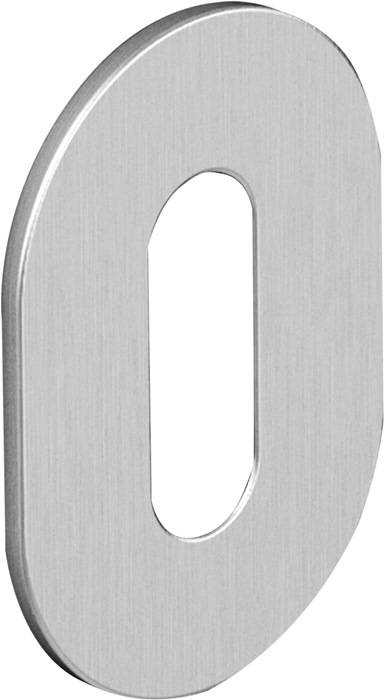 HEWI 306XAM Schlüsselrostten-Paar 306XAM Edelstahl XA Schildstärke 1,5 mm PZ ov