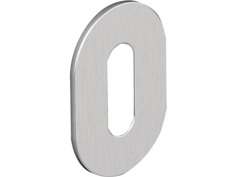 HEWI 306XAM Schlüsselrostten-Paar 306XAM Edelstahl XA Schildstärke 1,5 mm PZ ov