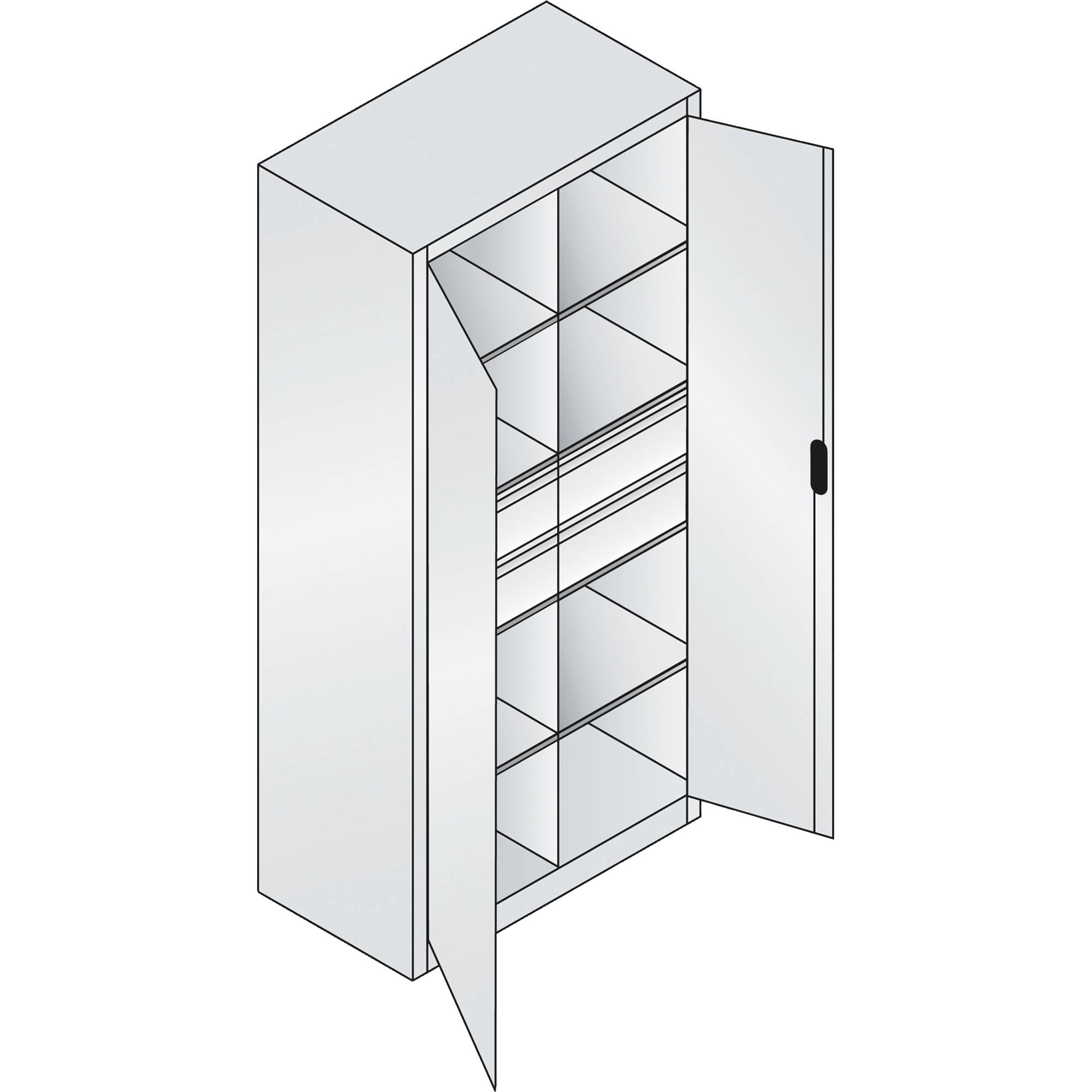 C+P Werkzeugschrank 89213042S10123 6Bd. 4Sch. 1950x930x500mm lgr/sgr