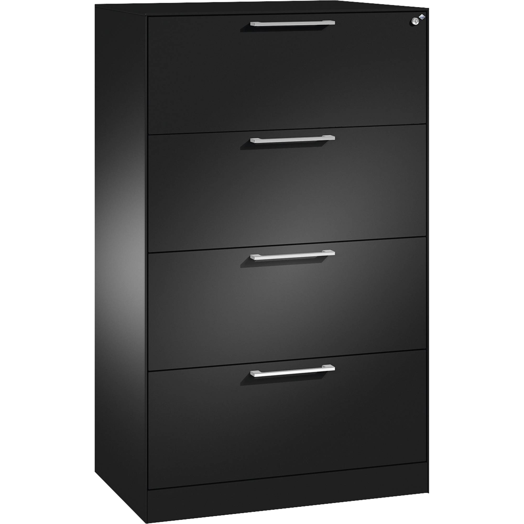 C+P Hängeregistraturschrank Asisto 146023412S10106 A4 2bahnig sgr/sgr