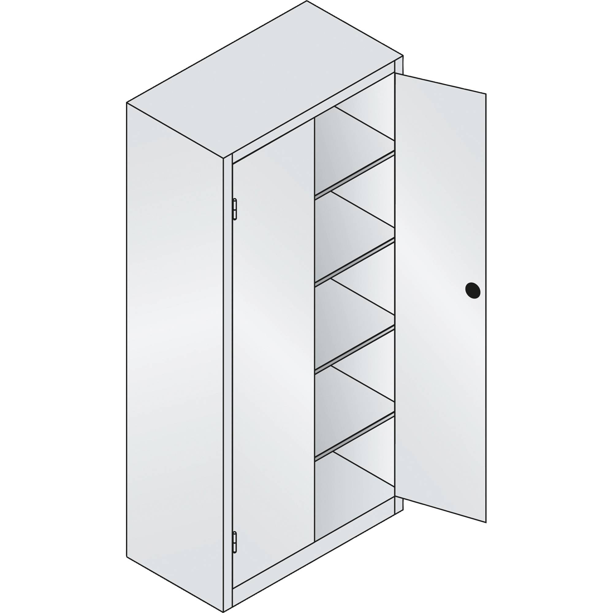 C+P Werkzeugschrank 8922052S10046 1950x930x600mm 4Bd. lgr/lgr