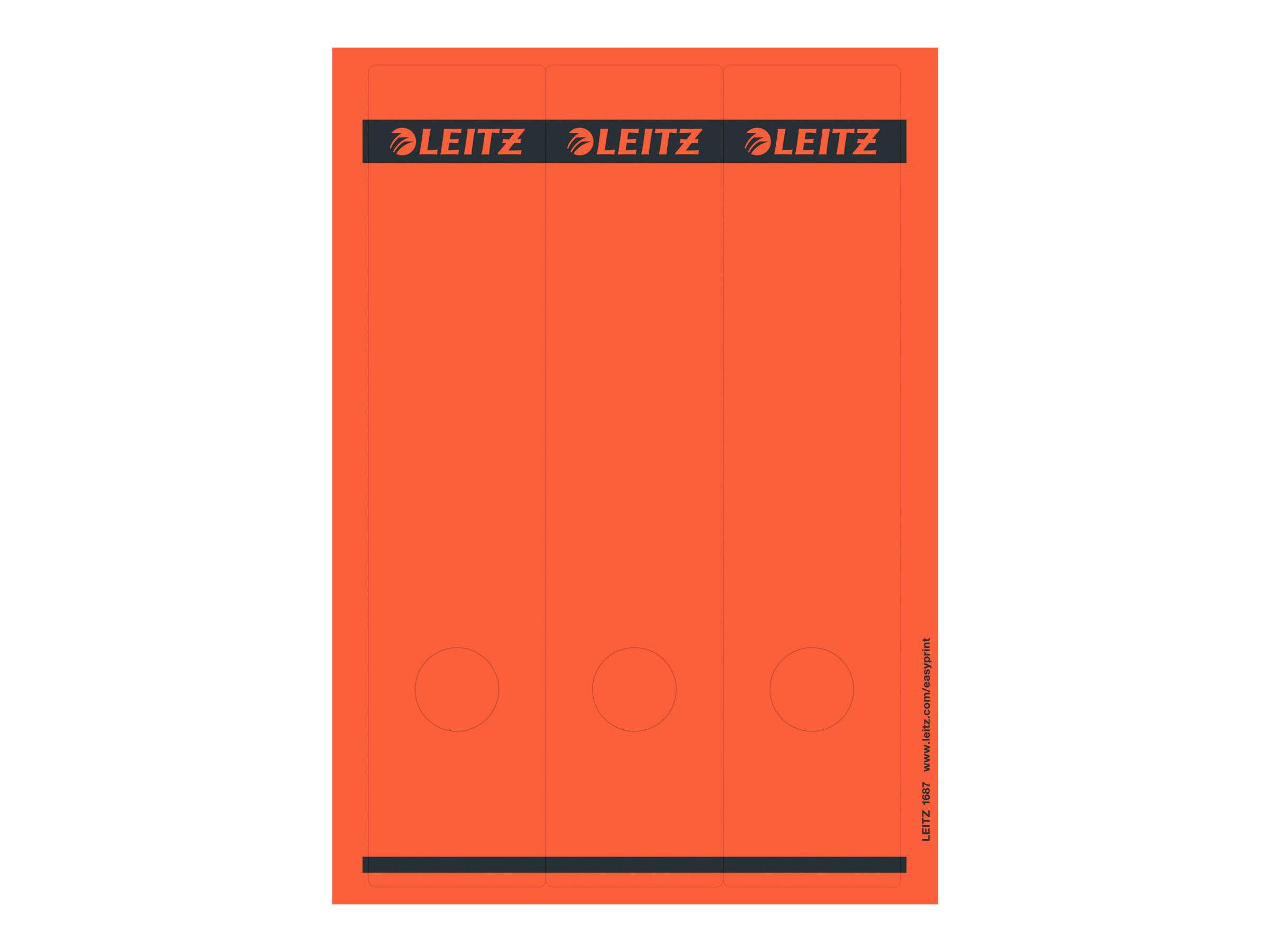 ESSELTE LEITZ - Leitz - Ordneretiketten - Rot (Packung mit 75)