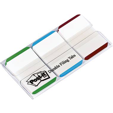 Post-it Haftstreifen Index Strong 686L-GBR gn/bl/rt 3x22 St./Pack.