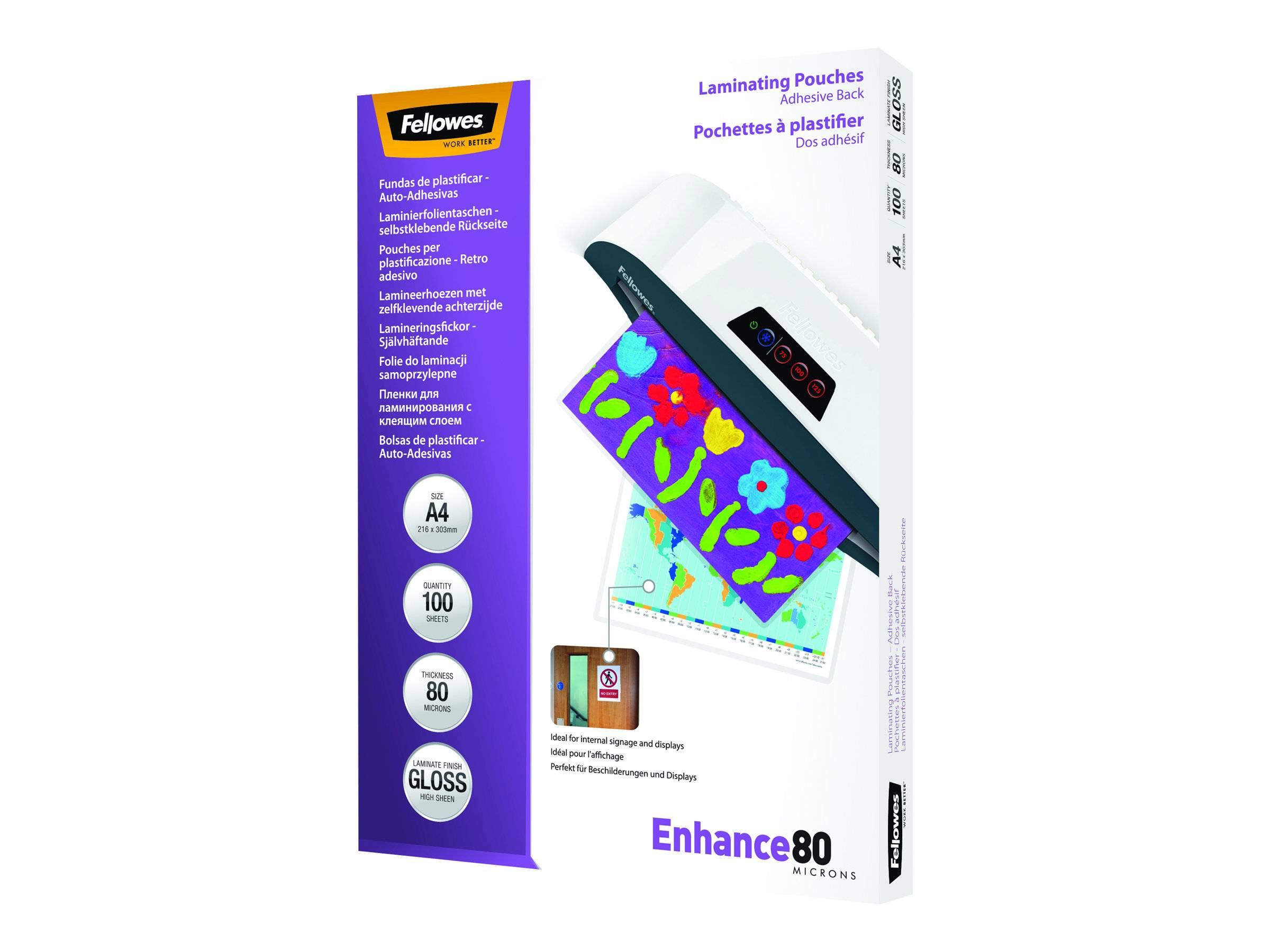 Fellowes - 80 Mikron - A4 (210 x 297 mm) Taschen