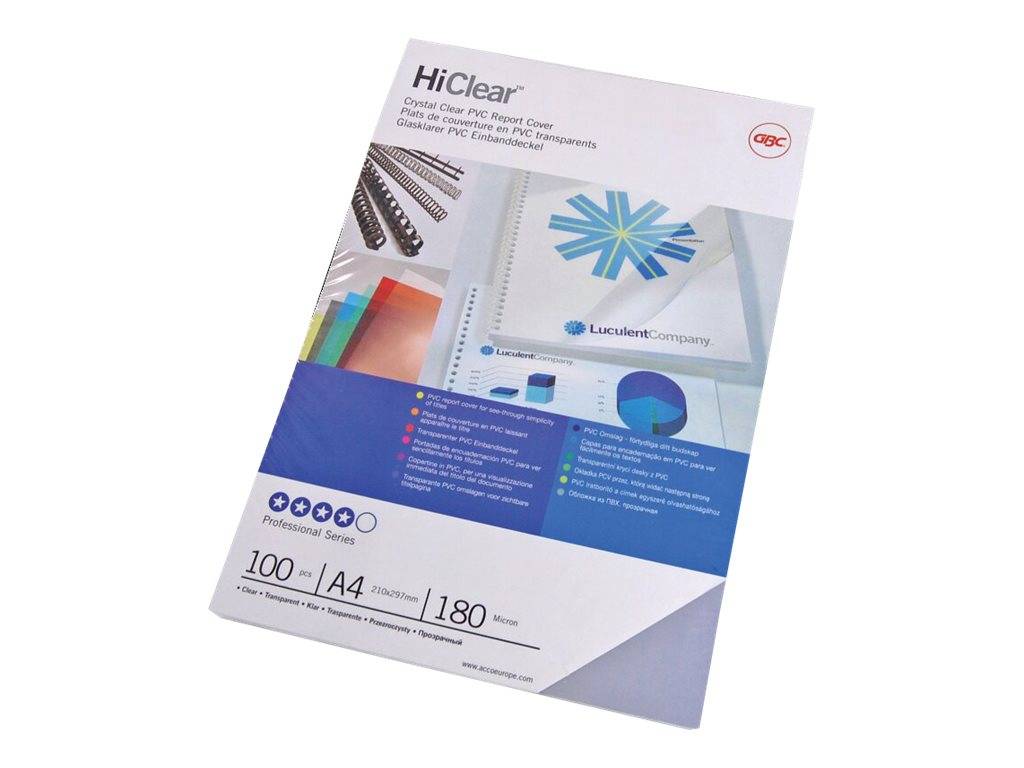 GBC HiClear - A4 (210 x 297 mm) - 150 Mikron