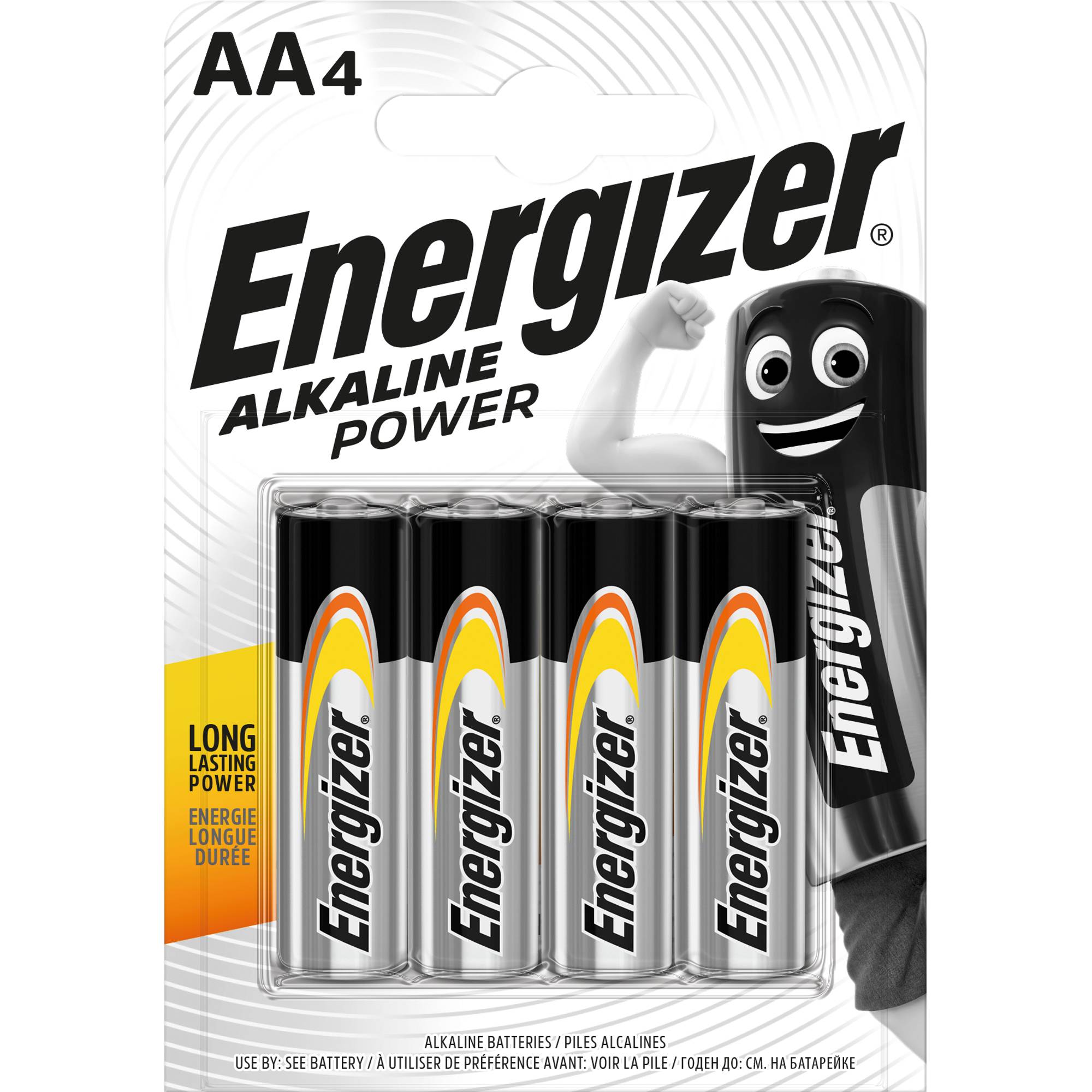 Energizer Batterie Alkaline Power E300132900 AA Mignon 4 St./Pack.