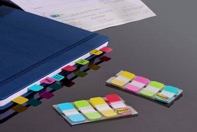 3M Post-it Index Strong Mini 676-AYPV - Haftstreifen - 16 x 38 mm 40 Blatt (4 x 10)