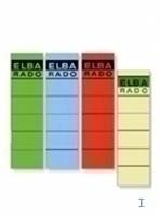 ELBA Spine Label for Lever Arch Files 190 x 59 mm Yellow - Gelb - 59 mm - 190 mm - 10 Stück(e) - 10 Blätter