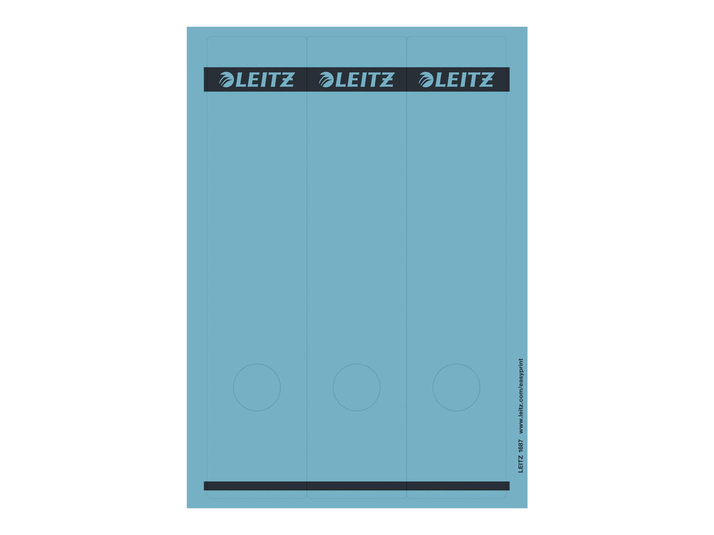 ESSELTE LEITZ - Leitz - Ordneretiketten - Blau (Packung mit 75)