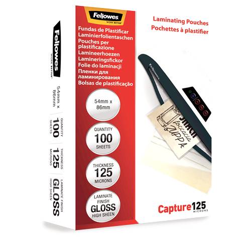 Fellowes Laminating Pouches - 125 Mikron - 100er-Pack