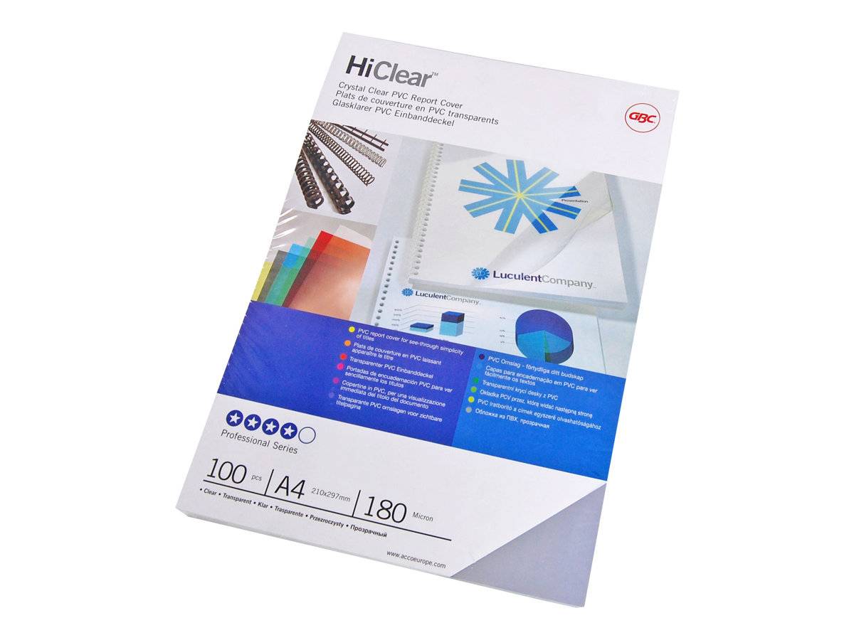 GBC HiClear - A4 (210 x 297 mm) - 200 Mikron