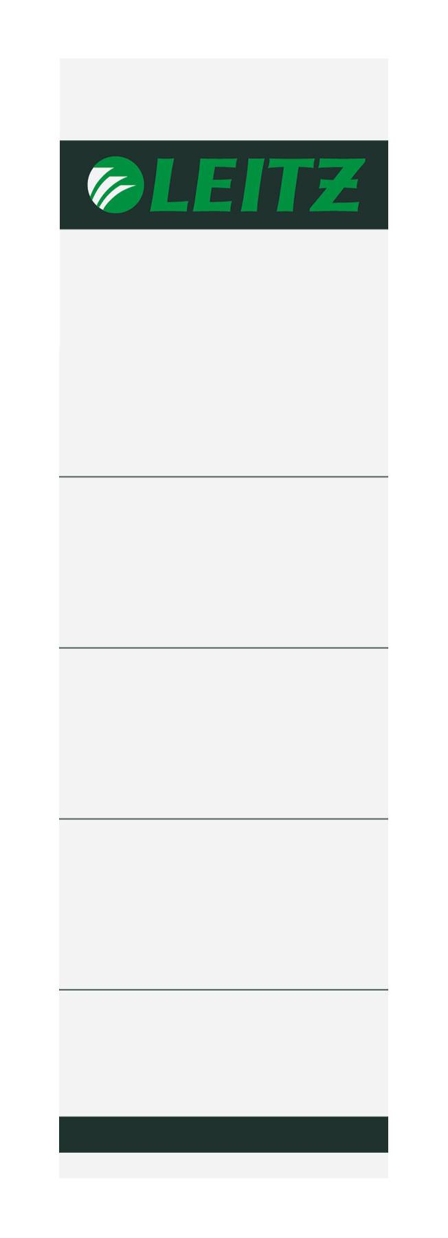 Esselte Leitz Grau - 59 x 191 mm - 160 g/m² - 10 Stck.