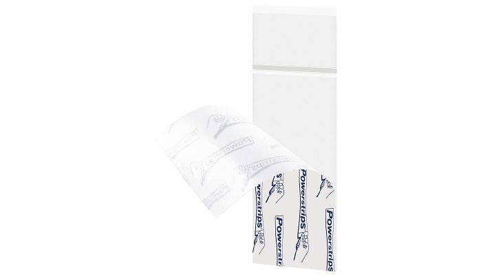 TESA Powerstrips Transparent LARGE, Montage-Etikett, Transparent, Indoor