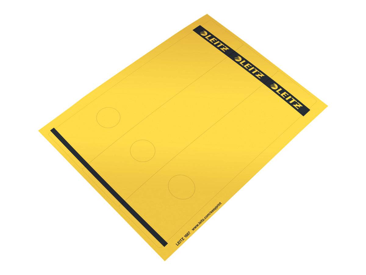 ESSELTE LEITZ - Leitz - Ordneretiketten - Gelb (Packung mit 75)