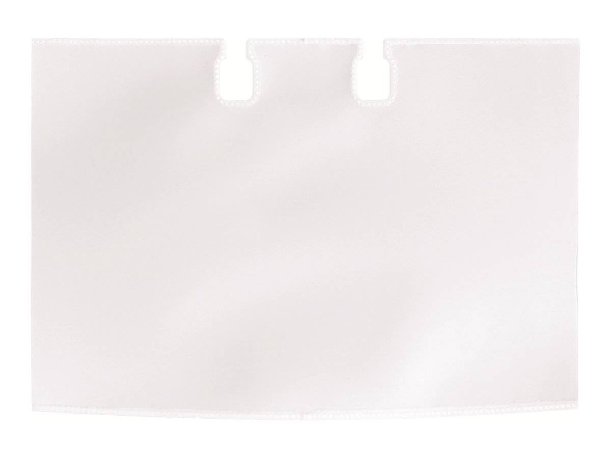 DURABLE - Hüllen für Rollkartei - für 102 x 55 mm - Kapazität: 80 Karten - durchsichtig (Packung mit 40)