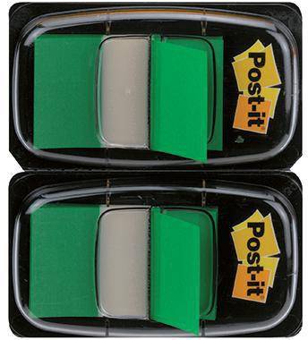 Post-it Haftstreifen Index Standard 680-G2EU 50Blatt grün 2 St./Pack