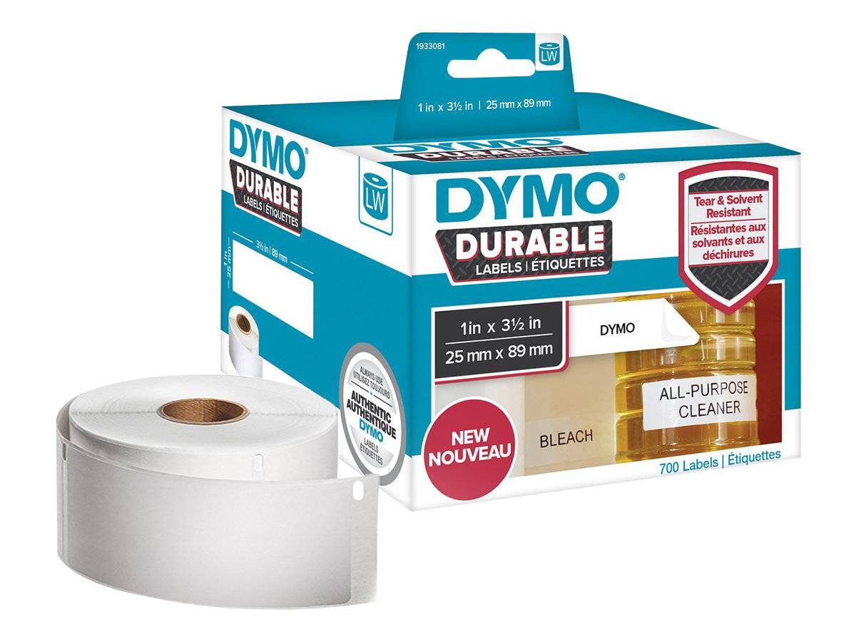 DYMO LabelWriter Address - Klebstoff - weiß - 89 x 25 mm 700 Etikett(en) (2 Rolle(n)