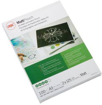 GBC Folientasche MattPouch 3747235 DIN A3 125mic 100 St./Pack.