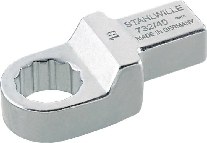 Ringeinsteckwerkzeug 732/40 24 SW 24mm 14x18mm CR-A-STA STAHLWILLE