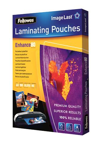Fellowes Laminating Pouches Enhance 80 micron - 100er-Pack - glänzend - A5 (148 x 210 mm)