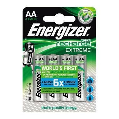 Akku Recharge Extreme Mignon NiMh 2300 mAh VE=4 Stück