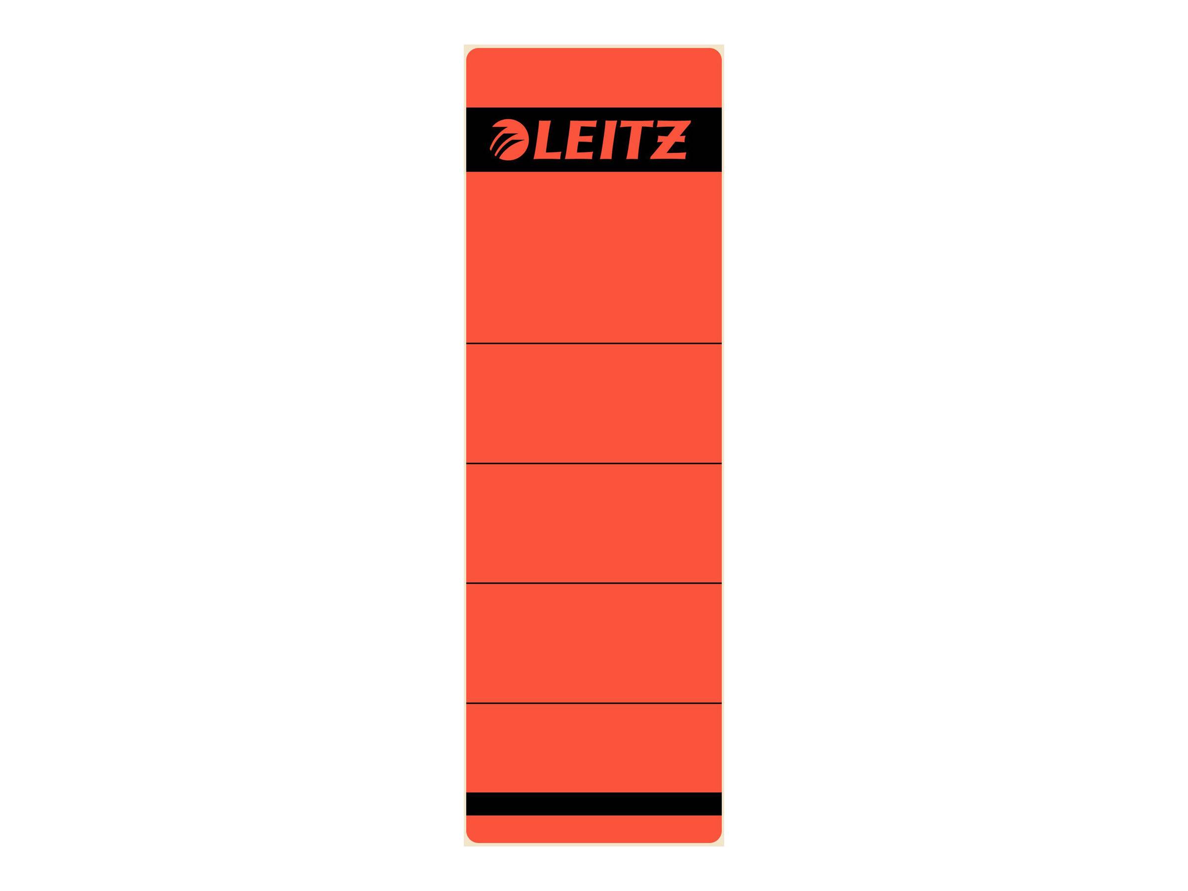 Esselte Leitz Ordneretiketten - Rot (Packung mit 10)